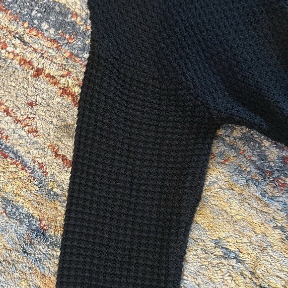 Womens Silence & Noise cropped off the shoulder sweater in black size large - Picture 8 of 12